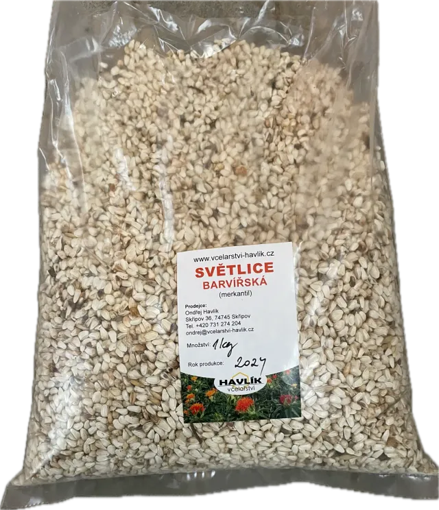 Havlík včelařství Světlice barviřská semeno