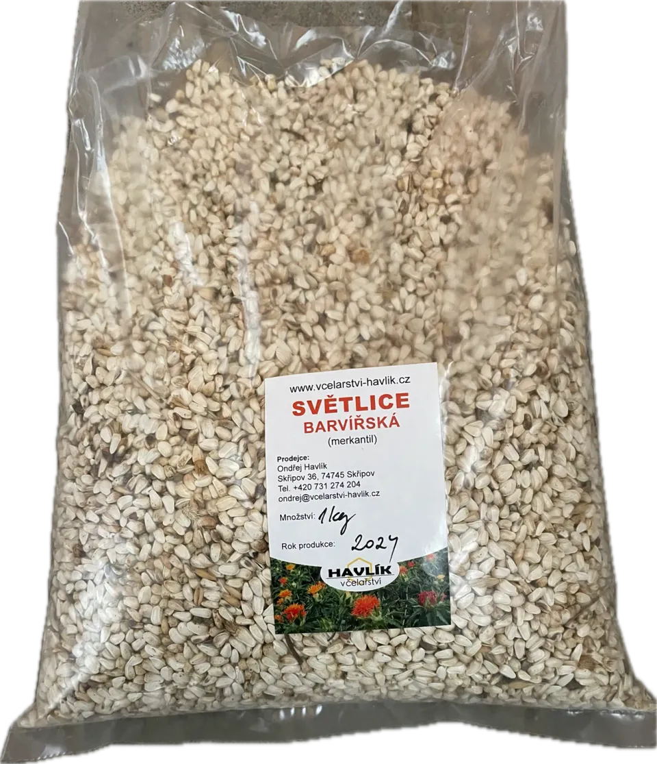 Havlík včelařství Světlice barviřská semeno
